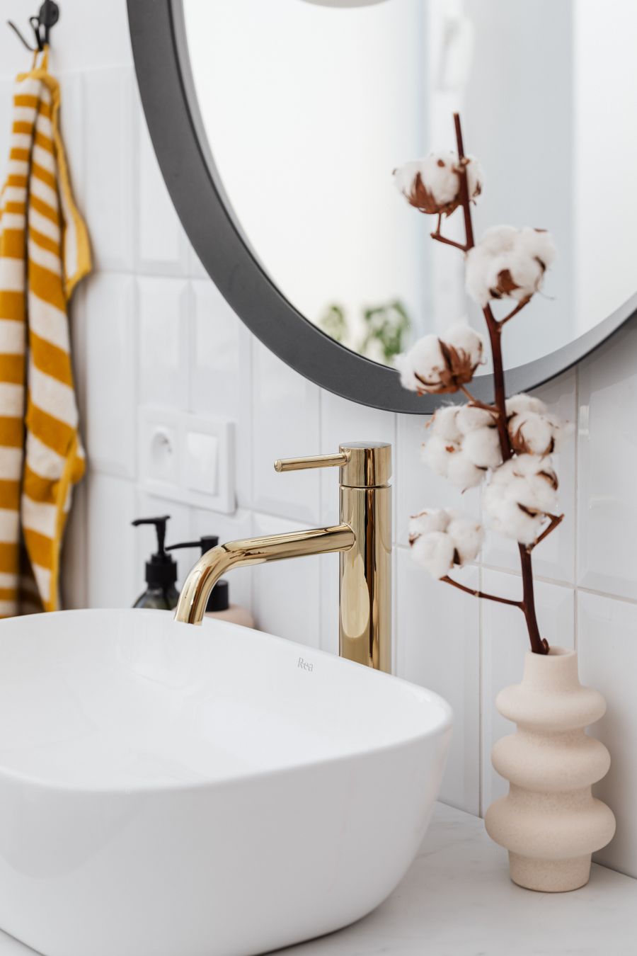 Modern bathroom faucet in a Prescott, AZ home