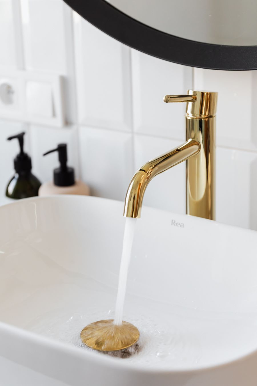 Bathroom faucet with running water in Prescott, AZ